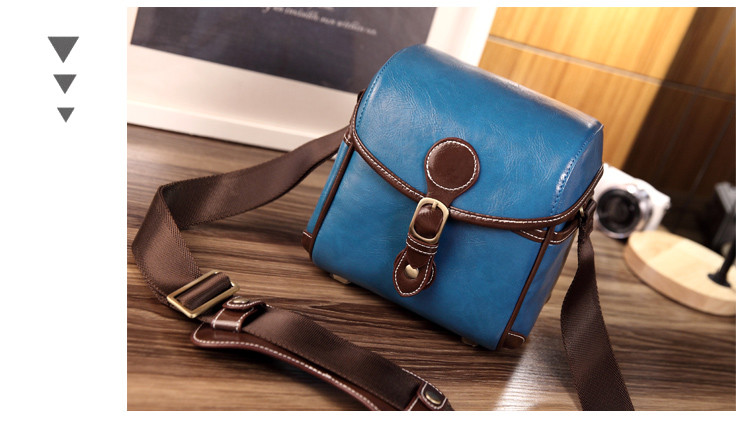Mới Nikon 2019 túi máy ảnh SLR Canon túi máy ảnh vi gói duy nhất Hàn Quốc Shoulder messenger túi SLR retro - Phụ kiện máy ảnh kỹ thuật số túi chống nước máy ảnh