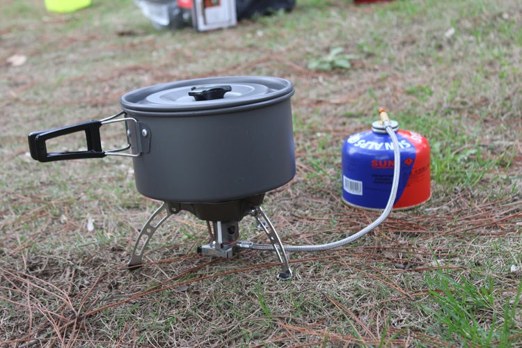 Bếp ngoài trời cắm trại thiết bị cầm tay bếp gas gió đặt bếp hoang dã bếp lò BRS-11 - Bếp lò / bộ đồ ăn / đồ nướng dã ngoại lò nướng ngoài trời