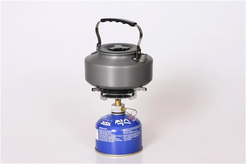 Bếp cắm trại ngoài trời, bếp lửa một mảnh (hỏa lực), áo khoác hoang dã, nồi, trà, bếp, bếp - Bếp lò / bộ đồ ăn / đồ nướng dã ngoại bếp cồn nước