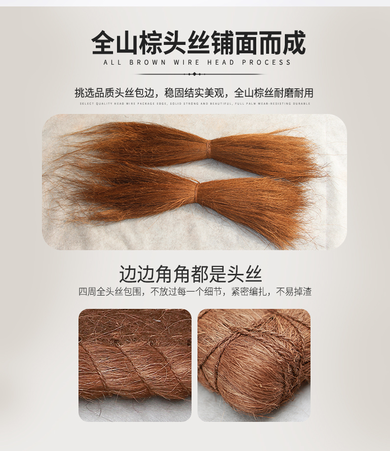 Noble nâu nệm handmade Guards mạnh tự nhiên toàn bộ màu nâu nệm nệm trẻ em mat handmade đầu lụa - Nệm nệm cao su non american
