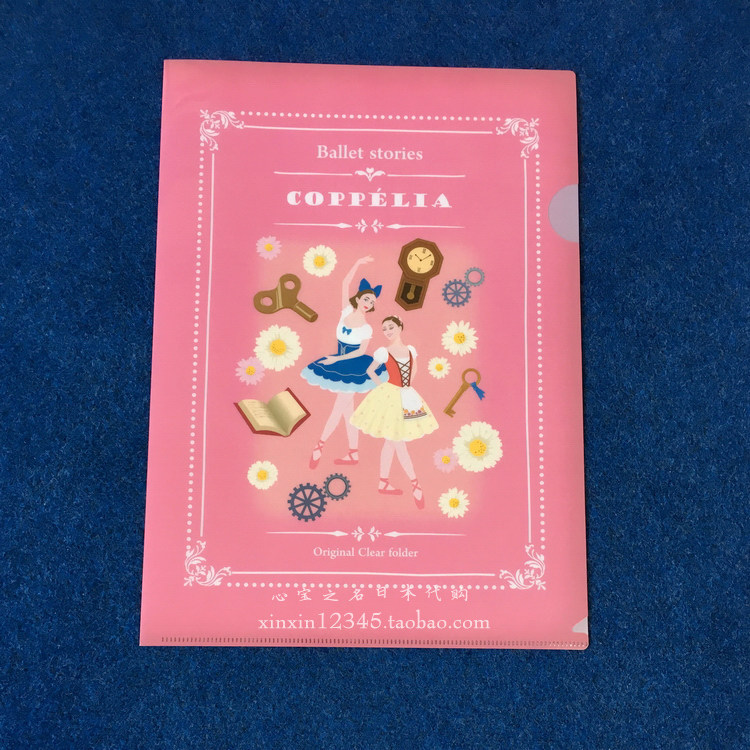 Japan's Chacott ballet drama Gbelia exquisite A4 single-page folder domestic spot