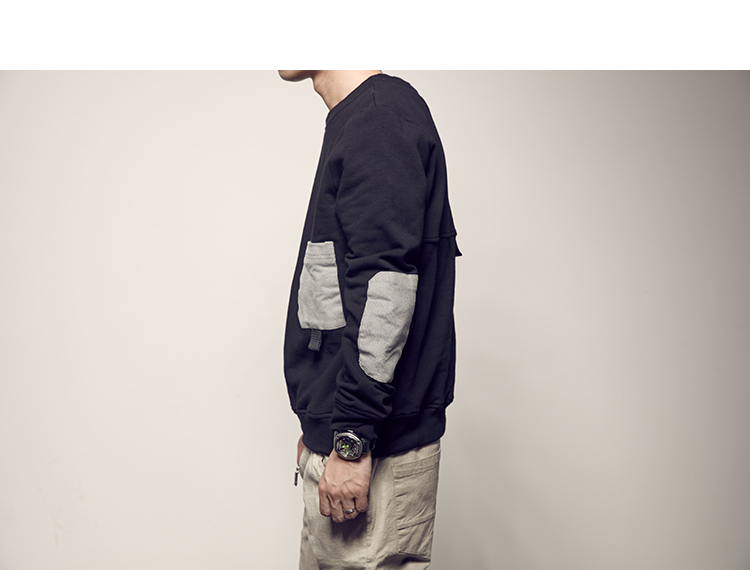 Áo khoác lông nam mùa thu mới Retro nhung kẻ sọc cộng với áo len nhung Áo khoác nam dài tay áo hoodie xám