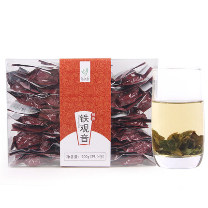 Recalling Jiangnan Tea Specialty Tieguanyin PVC Boxed Fragrance Oolong Tea Bulk Tea Bag 200g