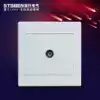 Mingkai Electric cable TV socket panel type 86 household TV panel CCTV socket panel