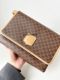 全原皮95新 Celine 赛琳中古老花风琴包单肩斜挎包信封包25*6*17