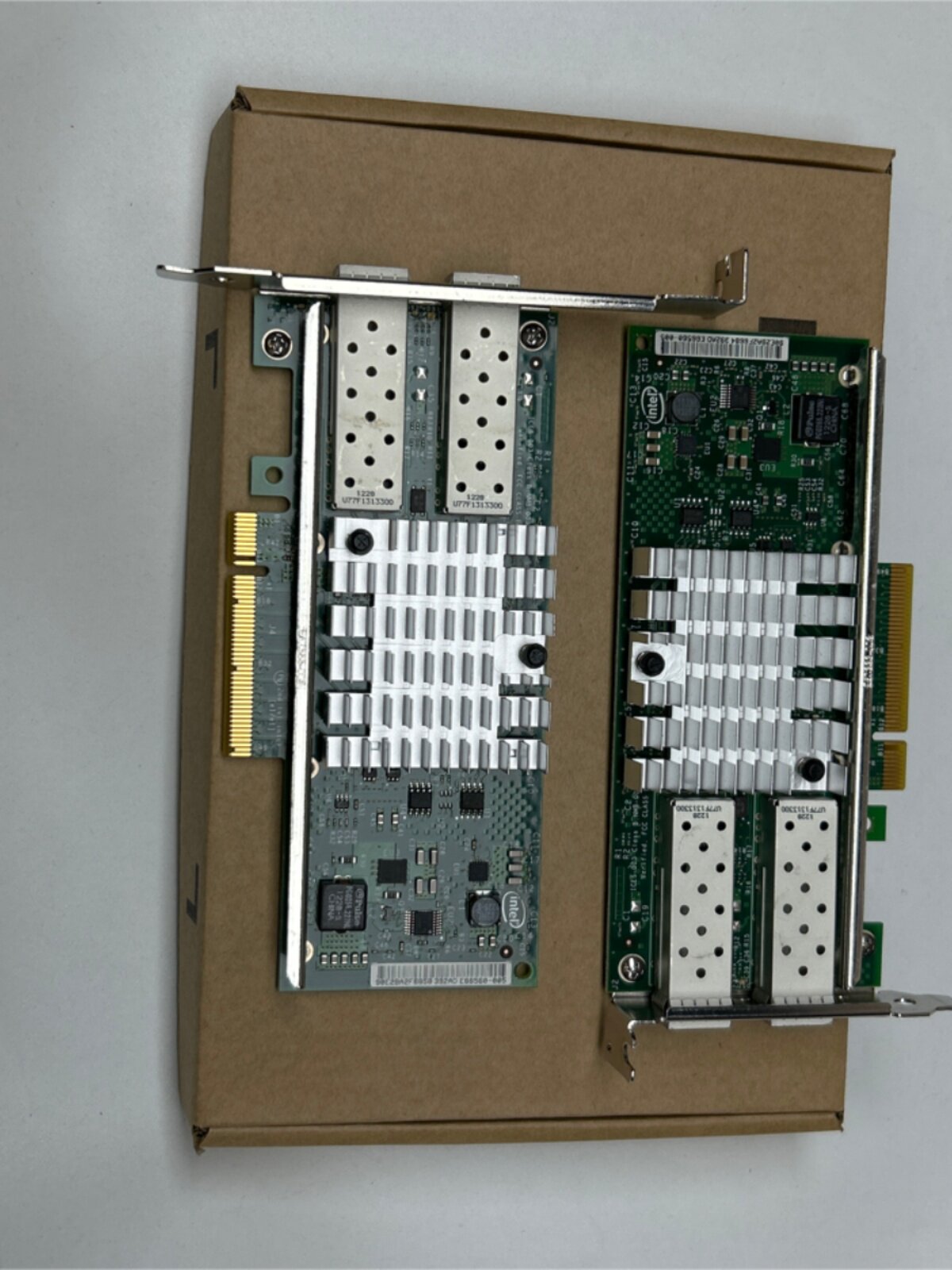 Адаптер USB intel原装 e10g42btda 82599es pci-e sfp+万兆光纤网卡 x520-da2