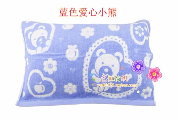 Khăn bông gối đơn Khăn bông đôi đệm khăn gối đơn Người lớn khăn gối vỏ gối vuông