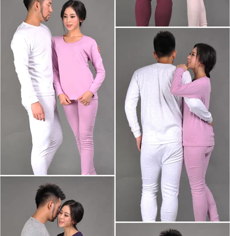 Nên và mát mẻ quần áo cotton mùa thu quần dài phù hợp với nam giới trung niên và phụ nữ mùa thu và mùa đông cơ bản đồ lót cotton cotton thời trang mặc nhà