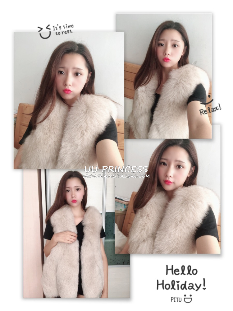 Manteau de fourrure femme UUPRINCESS - Ref 3171488 Image 32