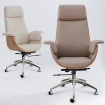 Boss chair home reclining leather office chair business comfortable sedentary back seat computer chair study chair