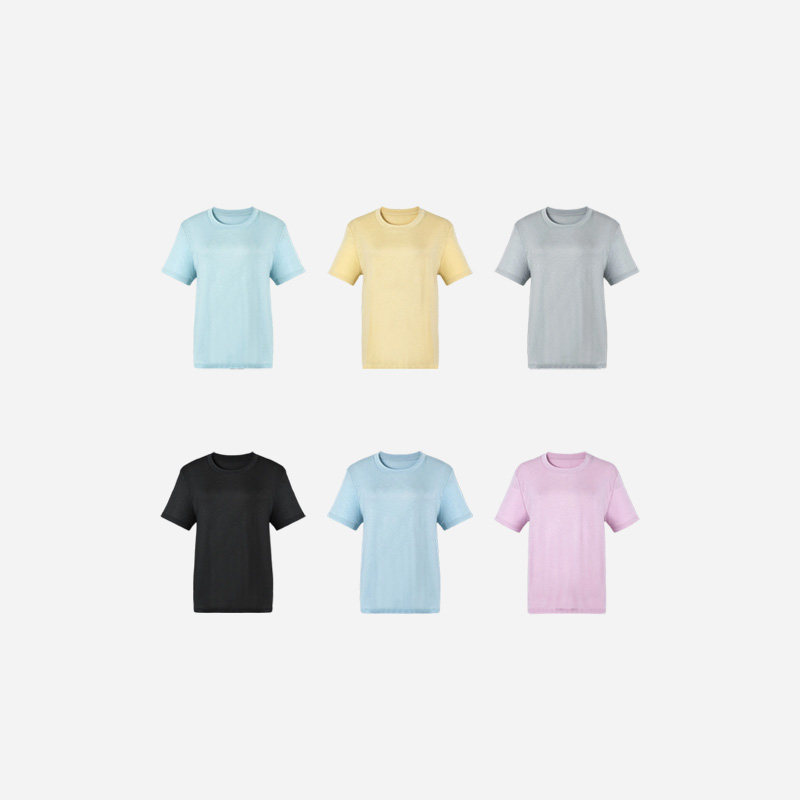 Hd Plus Size Women's Clothing Fat mm 2026 Summer Colorful Acetate Linen Wan Versatile T-Shirt Highly Recommended Magic T-Shirt Hd Plus Size Women's Clothing Fat mm 2026 Summer Colorful Acetate Linen Wan Versatile T-Shirt Highly Recommended Magic T-Shirt