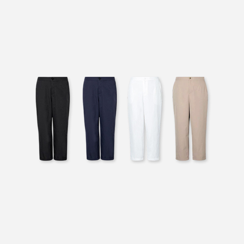 Plus Size Women's Clothing for Fat Women, 2026 Summer, Lightweight, Slimming, Versatile, Comfortable, and Comfortable to Wear, the Popular and Trendy Straight-Leg Pants with a Slight Looseness, a Must-Have!