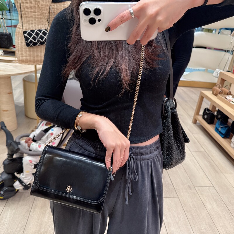U.S. Purchasing Agent for Tory Burch/Tb Thom Browne's New Emerson Square Flap Chain Crossbody Bag, Direct Shipping