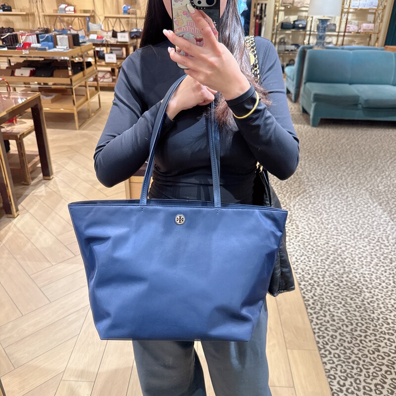 Tory Burch/Tb Women's New Nylon Shoulder Tote Bag Shopping Bag Direct Shipping