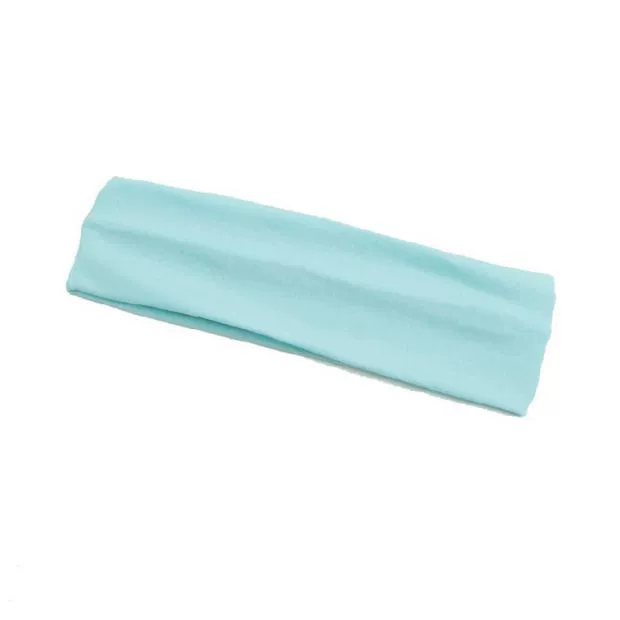 Hàn Quốc Sweat Yoga Running Fitness Đàn hồi Màu rắn Thể thao Headband Mũ nón headband Chống mồ hôi headband Dây đeo tóc Phụ kiện tóc - Phụ kiện tóc đồ buộc tóc