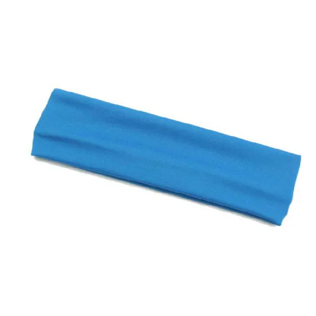 Hàn Quốc Sweat Yoga Running Fitness Đàn hồi Màu rắn Thể thao Headband Mũ nón headband Chống mồ hôi headband Dây đeo tóc Phụ kiện tóc - Phụ kiện tóc đồ buộc tóc