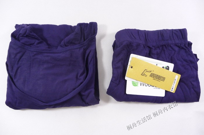 Gekai 3811 lady tre sợi lớn cổ tròn siêu mỏng đồ lót nhiệt Mudale Qiuqiu Qiu quần đồ lót bo dai tay nam