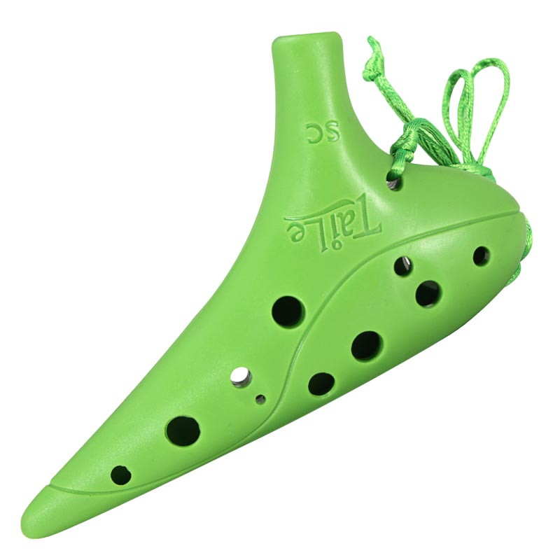 12-hole high-pitched C-modulated plastic ceramic flute recommended for beginners