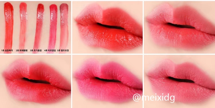 Peripera Christmas Edition air Sensation ink nhung mờ lip gloss lip gloss lip glaze 16-18 - Son bóng / Liquid Rouge