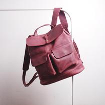 Polish Passion ◇ Hand-made fashion retro minimalist Youth Front pocket travel trip backpack