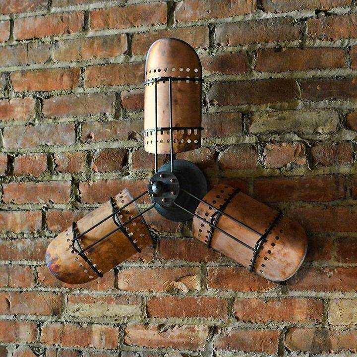 American Propeller's hand as steam punk retro 3-blade propeller restaurant Decorative Wall Trim-Taobao