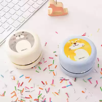 Deri 18883 mini vacuum cleaner for students desktop keyboard eraser office stationery