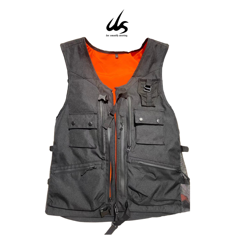 Cls Snowboarding Functional Tactical Vest Multifunctional Off-Piste Vest for Men and Women Waterproof Breathable Diamond Style Cls Snowboarding Functional Tactical Vest Multifunctional Off-Piste Vest for Men and Women Waterproof Breathable Diamond Style