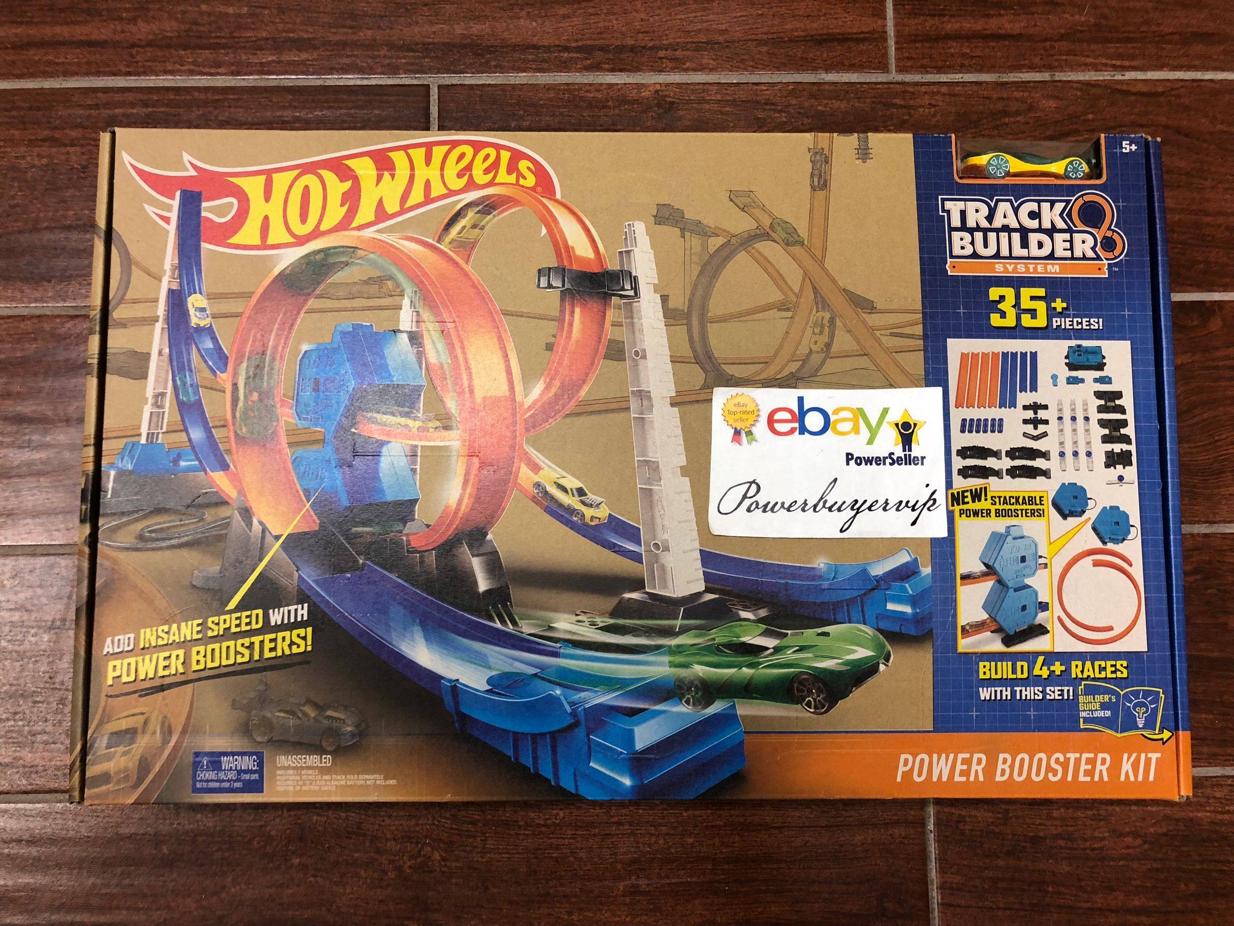 NEW Hot Wheels Track Builder System Power Booster Kit 2 Day Get