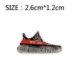 SNEAKER Big Devil 350 Giày trượt ván Giày bóng rổ Dừa AJ Metal Badge Trâm Trang sức