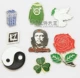 Yin Yang DR WHO CHE Guevara Hòa bình Dove DIY Badge Trâm Kim loại Phụ kiện Huy hiệu - Trâm cài