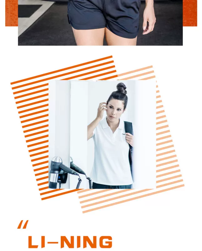 Li Ning áo sơ mi polo ngắn tay phụ nữ loạt đào tạo mới quần áo thể thao ve áo thể thao ngắn APLN004 - Áo polo thể thao