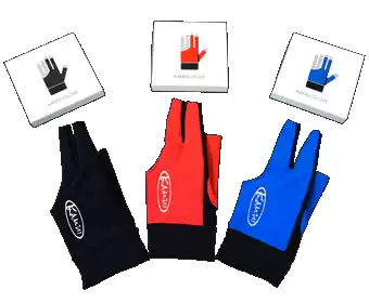 Japan imported Kamu KAMUI professional players special three-finger billiards gloves three-finger gloves