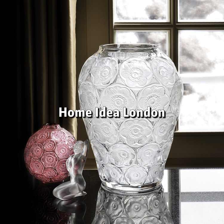 RU-6021 LALIQUE クリスタル シルヴィ 花瓶 lalique水晶花瓶- Top 50件