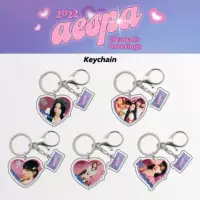 Love keychain pendant aespa all 5 models