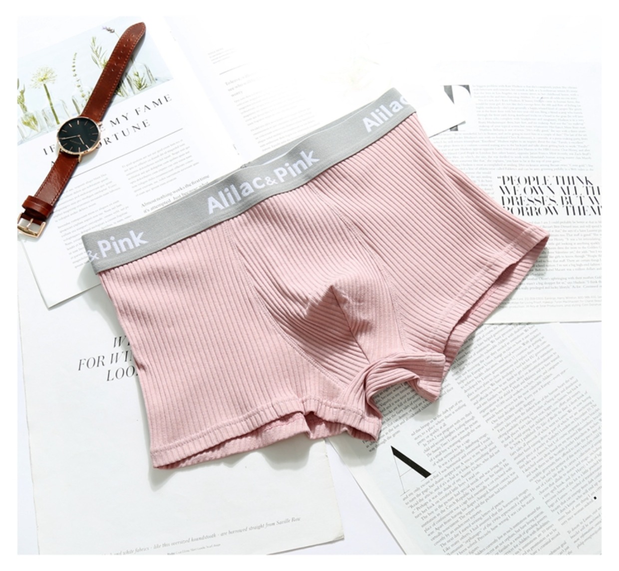 Cặp đôi đồ lót nữ cotton eo thấp vải cotton thoáng khí cô gái quần lót nam thể thao boxer đồ lót đồ lót đẹp