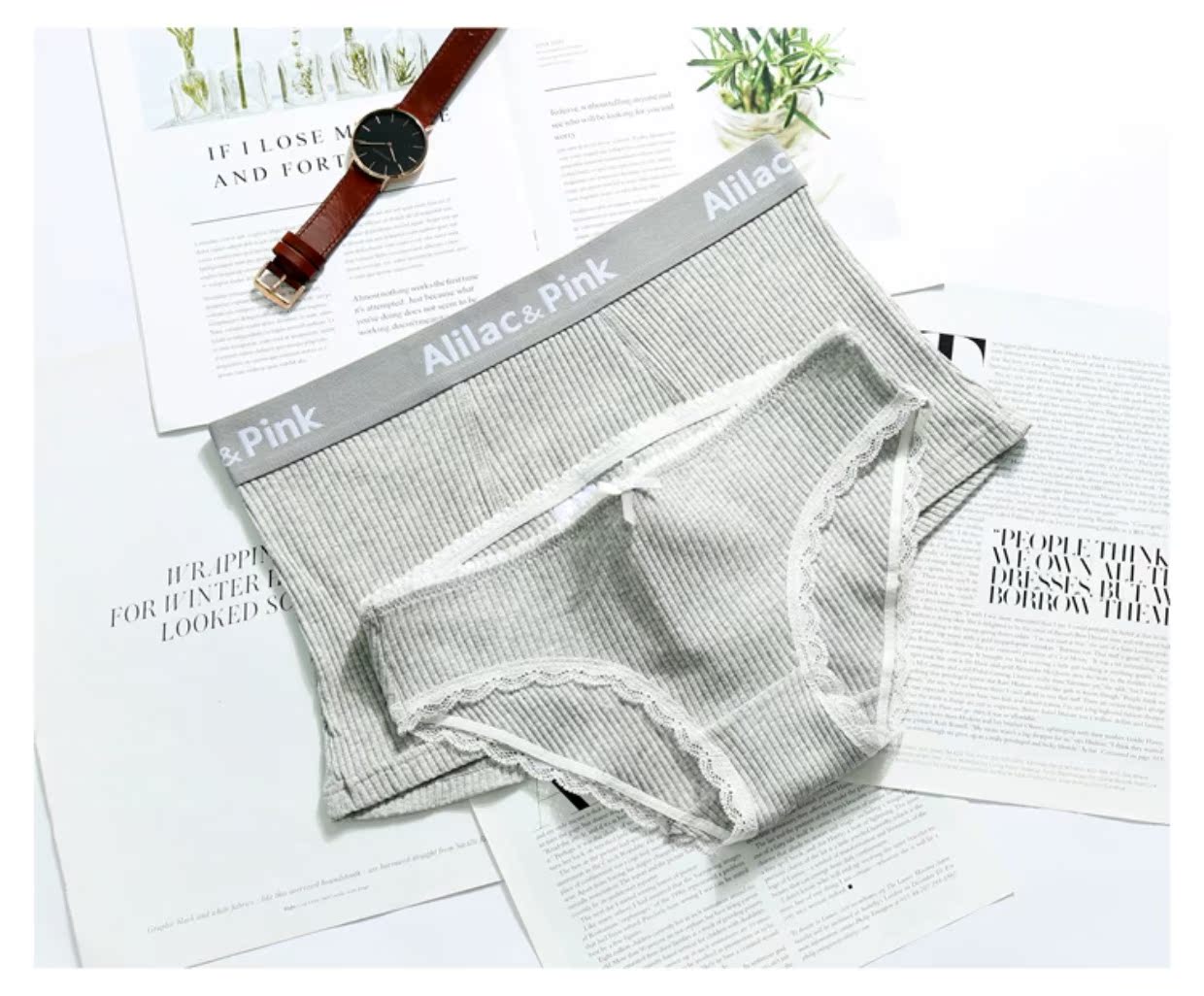 Cặp đôi đồ lót nữ cotton eo thấp vải cotton thoáng khí cô gái quần lót nam thể thao boxer đồ lót đồ lót đẹp