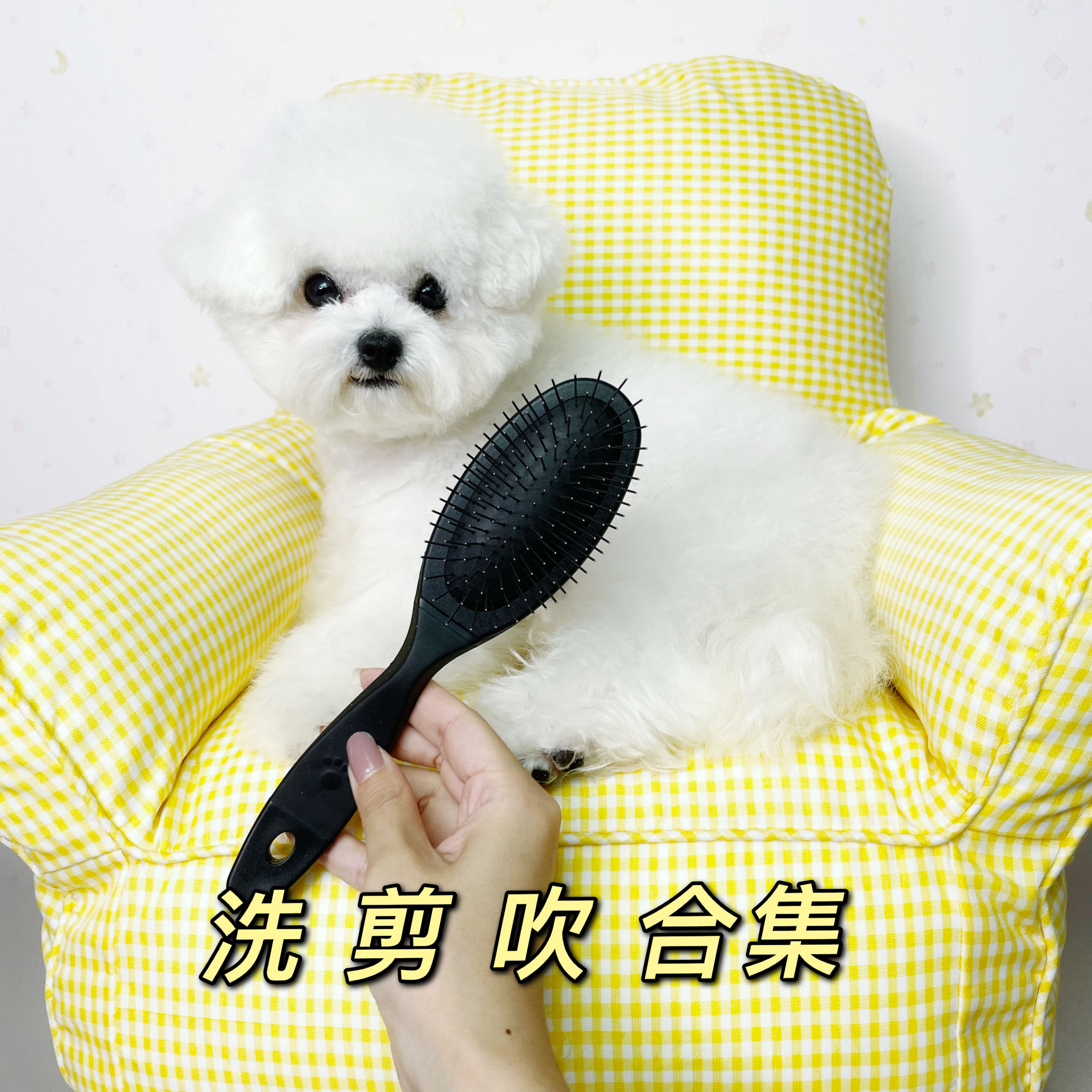 Wash the cut and blow it up