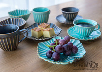 Spot Japan Beauty Thick Burn Artisanal Ceramic Peacock Peacock Mark Cup Coffee Cup Delivery Wedding Gifts