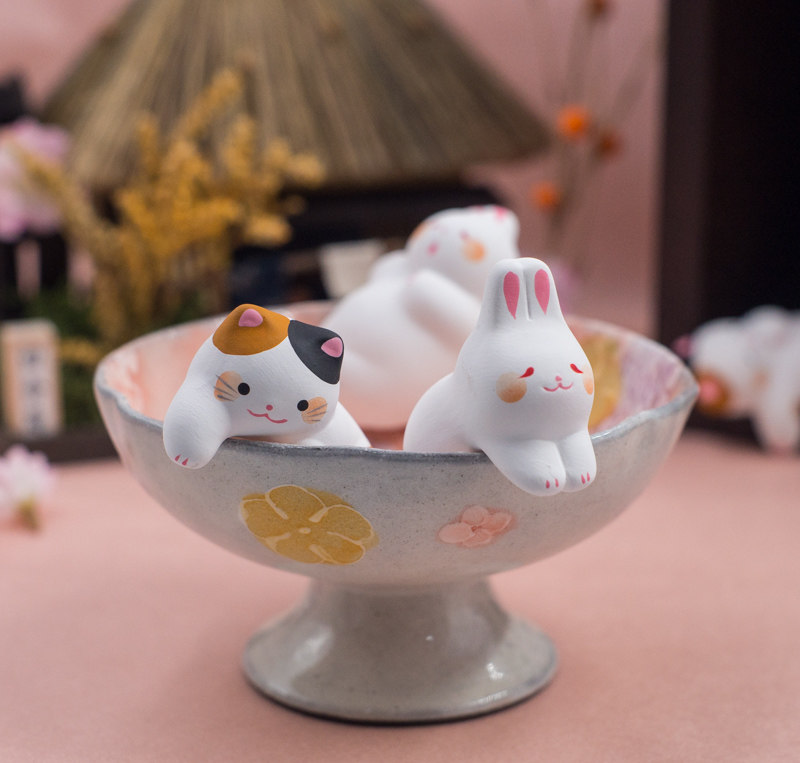 Japanese Dragon Tiger As a Fortune Cat Rabbit Frog Computer Screen Monitor Hanging Wall Car Decorative Ornament Gift