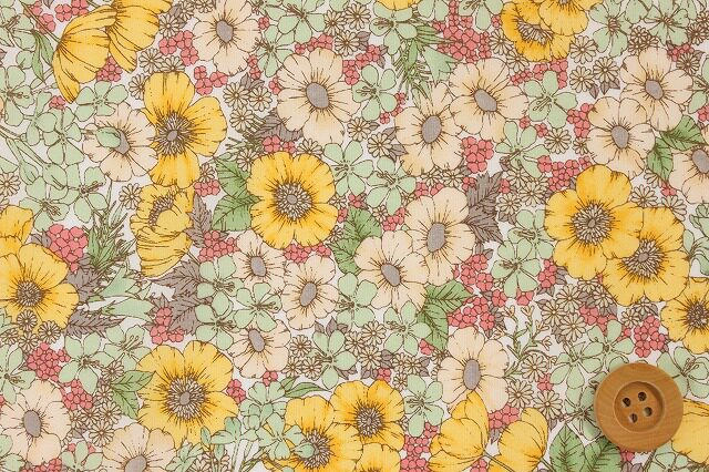 British floral fabric Liberty Liberty Gloria Flowers clothing fabric diy clothing fabric