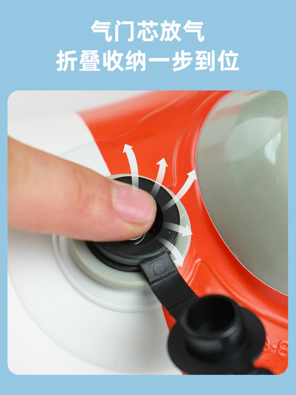 Langwei Swimming Ring for Children, Press-Inflatable, Suitable for Boys over 3 Years Old, Portable Lifebuoy for Primary School Students, Water Float Toy