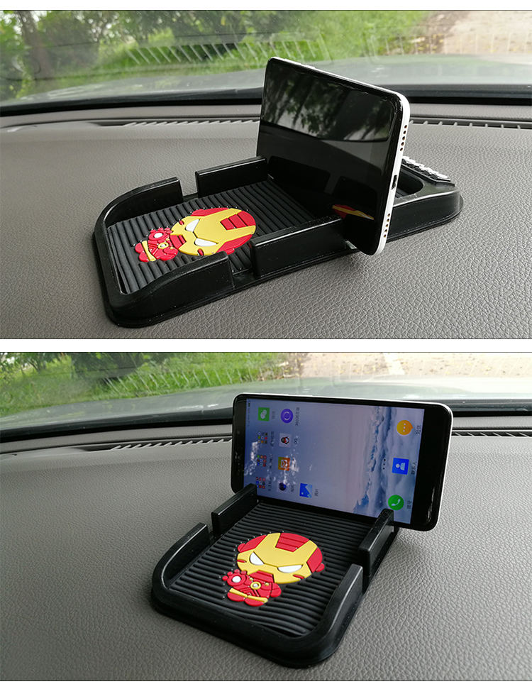 Xe chống trượt pad xe điện thoại chống trượt pad xe lớn lưu trữ thảm mat nhiệt độ cao bảng điều khiển dụng cụ tự động cung cấp - Ô tô nội thất Accesseries trang trí taplo ô tô đẹp
