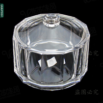 Wedding dried fruit basin candy box fruit tray creative acrylic storage box transparent plastic storage box 8084