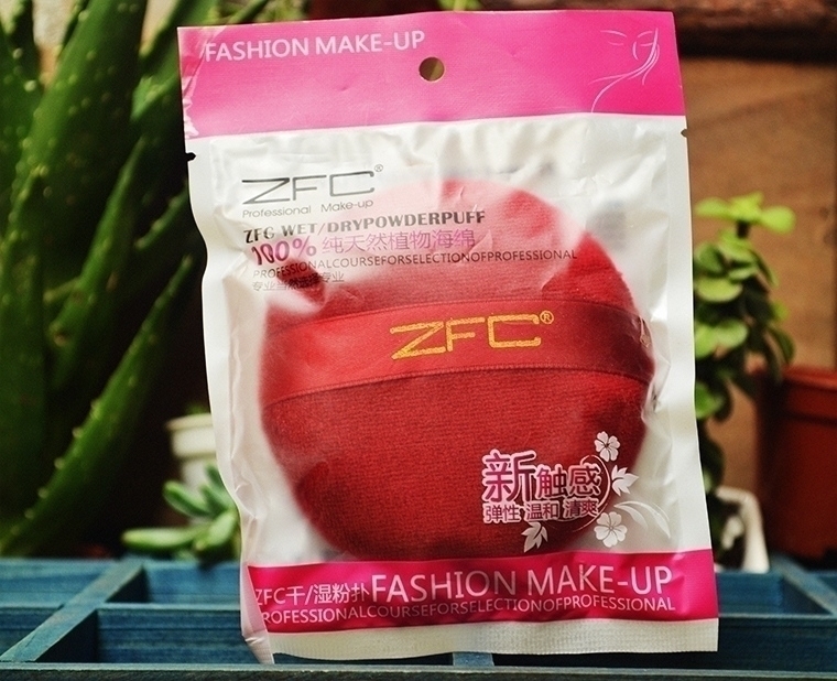 ZFC powder puff counter air cushion bb cream cc cream special loose powder setting makeup dry and wet dual-use round universal