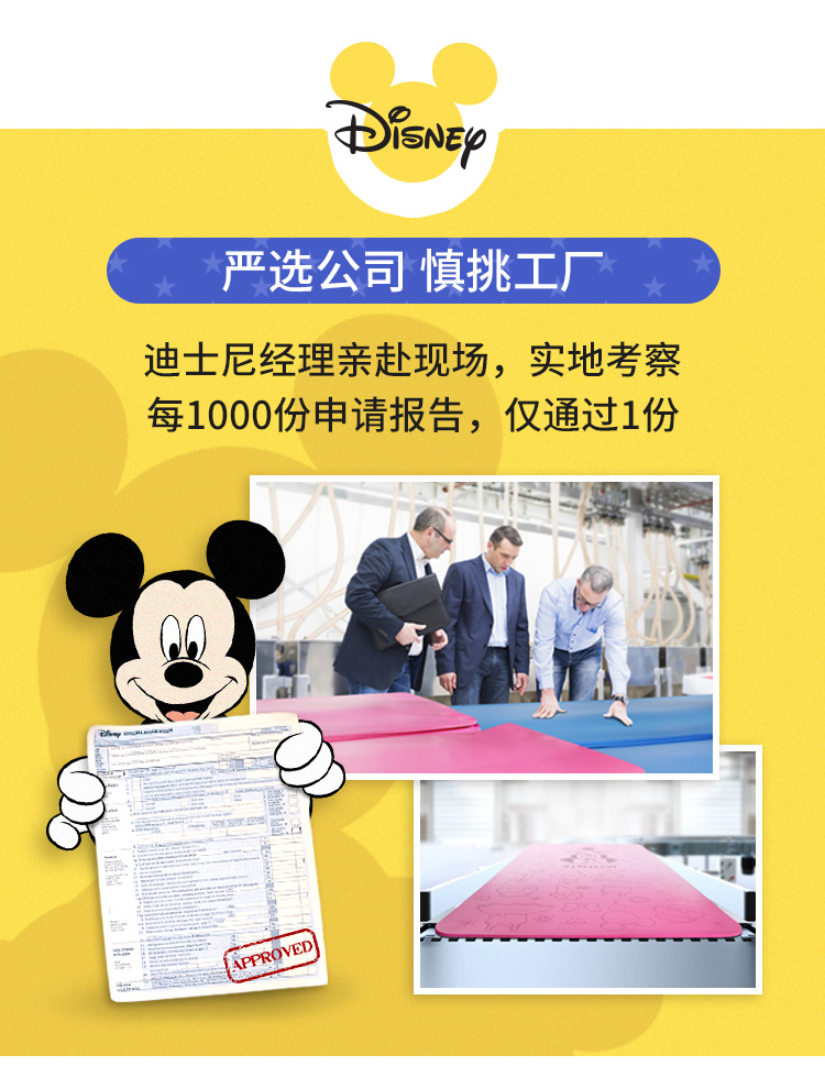 [Disney] Phim Hoạt Hình Yoga Mat Trẻ Em Thực Hành Chăn Người Mới Bắt Đầu Non-slip Thể Dục Mở Rộng Yoga Dance Mat thảm tập thể dục