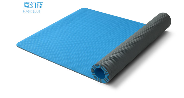 Jade Bird tpe thảm yoga tuyệt vời dày không mùi mở rộng chống trượt tập thể dục mới bắt đầu tập yoga ba mảnh áo bra tập yoga
