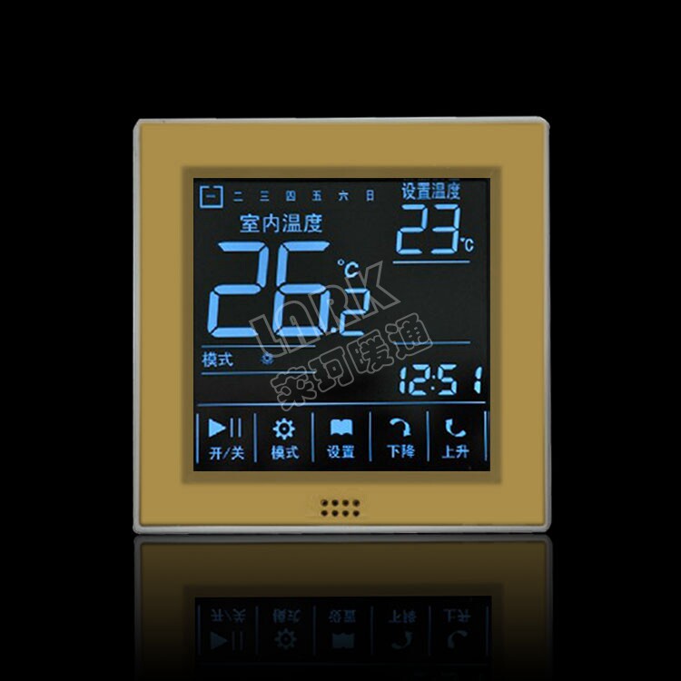 Earth haute gold electric mining temperature controller liquid crystal floor heating temperature controller electro-thermal film electric heating control temperature switch