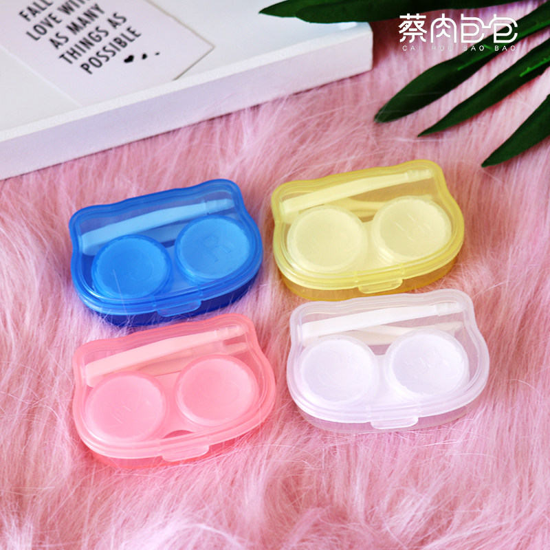 Clearing treatment Contact lens Box Glass companion box Box Glass bag Explosion processing price 808