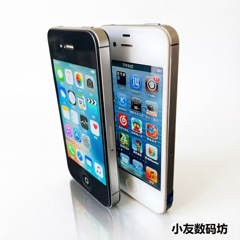 [Original Genuine] Apple 4S Classic Small Screen Student Backup Phone for Listening to Music, Taking Photos, and Playing Games, Retro Handheld Device