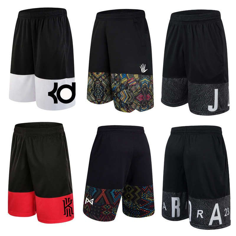 Basketball Pants Basketball Shorts Men's Summer Running Training Loose Beach Pants 50% Pants Breathable Quick Dry Sports Shorts-Taobao